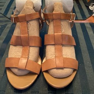 Franco Sarto Leather Sandals